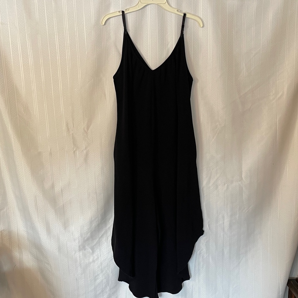 Emerald Women's Size 1X Black Women's Jumpsuit Wide Leg with pockets